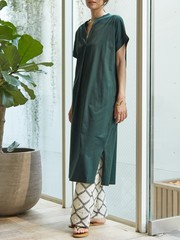 TOTEME】STRIPED KIMONO-SLEEVE SHIRTDRESS／ストライプシャツドレス