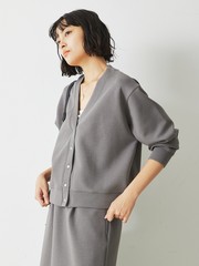 セットアップ対応】シルキーダンボールカーディガン｜OUTLET