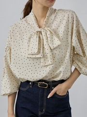 ボウタイ2WAYブラウス｜abahouse mavie / アバハウス マヴィ