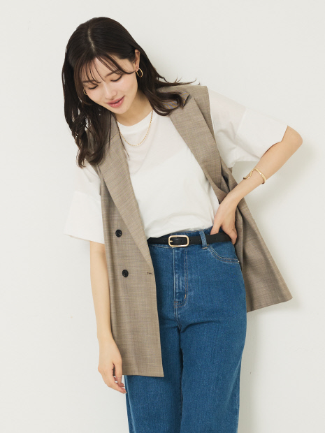 【大人の推しT!】シルケット天竺ワイドTシャツ【予約】