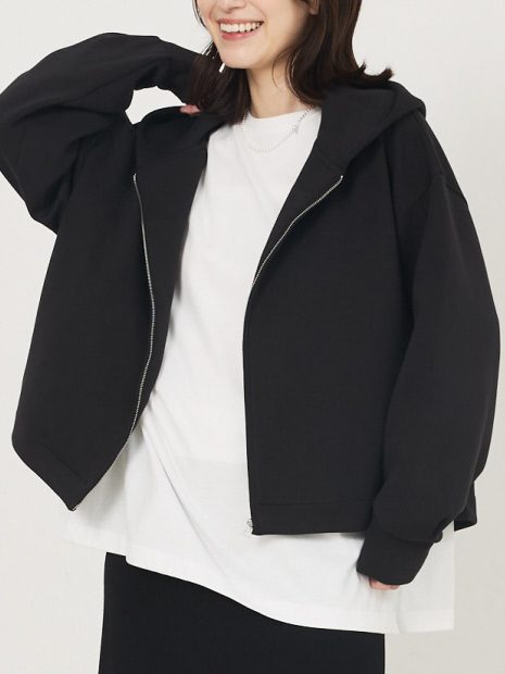 シルキーダンボールフーディー