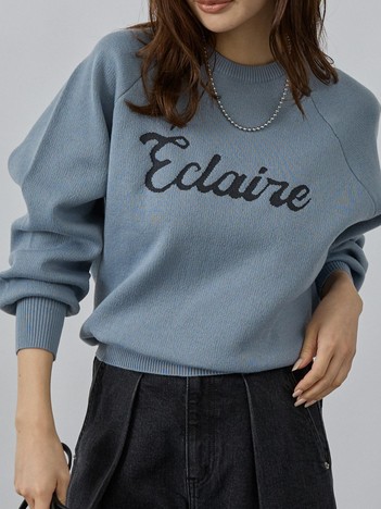 【追加生産決定！】ロゴジャガードニット