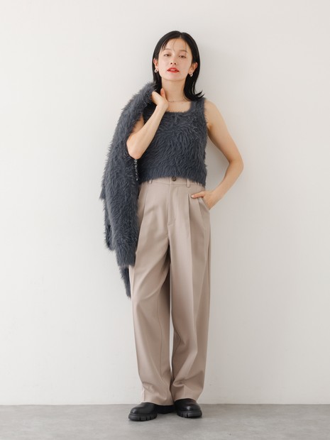 【２点セット】シャギーニットアンサンブル