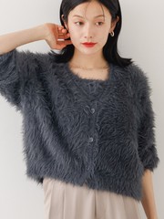 【２点セット】シャギーニットアンサンブル