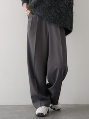 RED CARD/レッドカード】JAZZ ルーズテーパードデニム ブラック｜Rouge