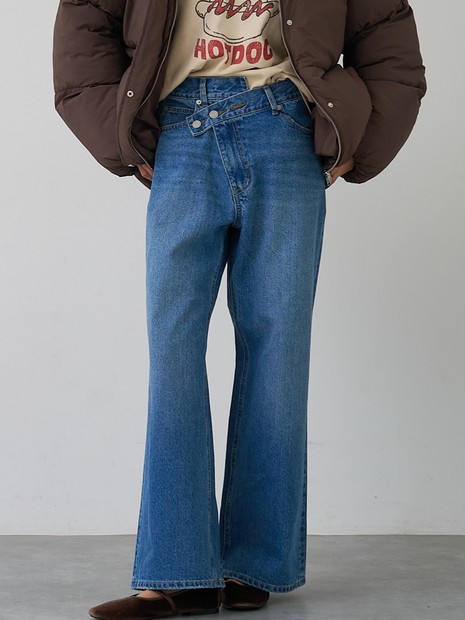 クロスウエストワイドデニム｜abahouse mavie / アバハウス マヴィ