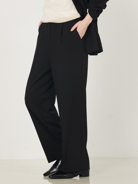 【セットアップ対応】TRストレッチタックセミワイドパンツ