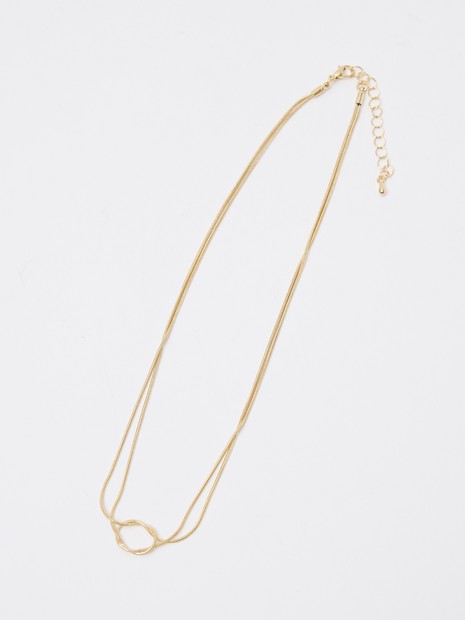 ノットショートネックレス