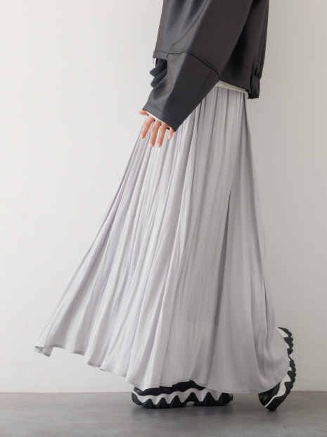 ヴィンテージサテンギャザースカート｜abahouse mavie / アバハウス マヴィ