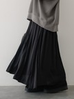 ヴィンテージサテンギャザースカート