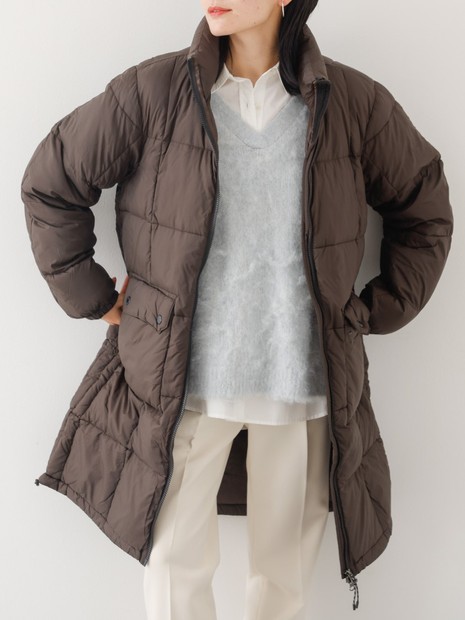 【TAION】 パッカブルボリュームダウンコート