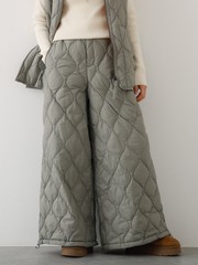 【TAION】 ダウンワイドパンツ