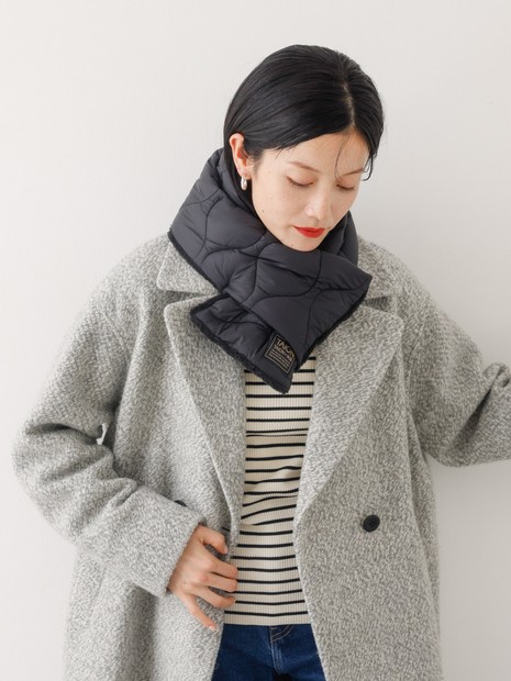 【TAION】 リバーシブルダウンスカーフ