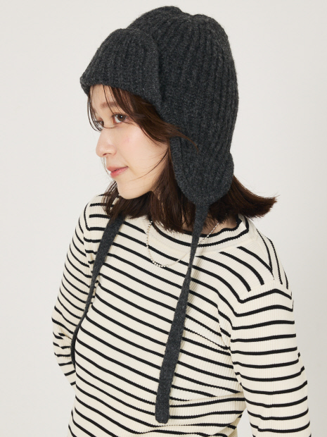 etre tokyo ヘザートーンフライトニットキャップ ヘザーニットフライトワッチキャップ｜abahouse mavie