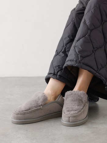 MEI FUR MOCCASIN SHOES