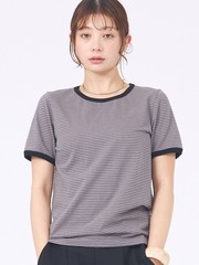 リンガーT】ボーダーコンパクトTシャツ｜abahouse mavie / アバハウス