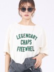 【2WAY】ピグメントオフショルダーロゴTシャツ