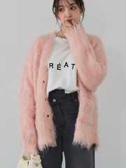 シャギー起毛カーディガン｜abahouse mavie / アバハウス マヴィ