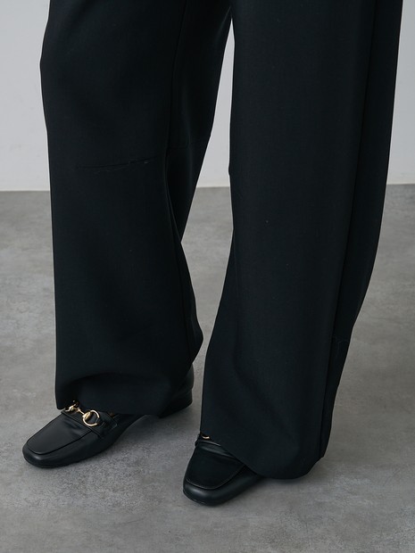 後ろウエストゴム】ダブルクロスカーブパンツ｜abahouse mavie