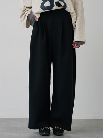 【後ろウエストゴム】ダブルクロスカーブパンツ