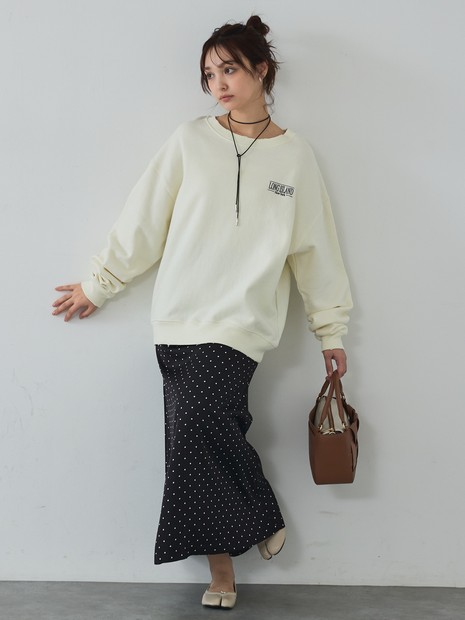 ドットマーメイドスカート