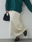ドットマーメイドスカート