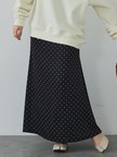 ドットマーメイドスカート