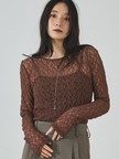 シアーレースプルオーバー