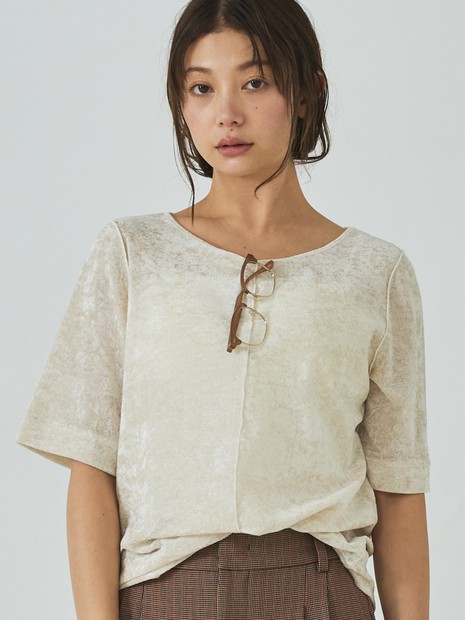 シアーベロアTシャツ
