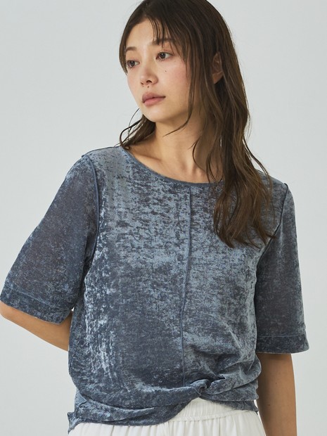 シアーベロアTシャツ