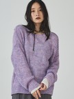 モヘアライクシアーニット