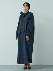 リネンライクフロントタックワンピース｜qualite / カリテ